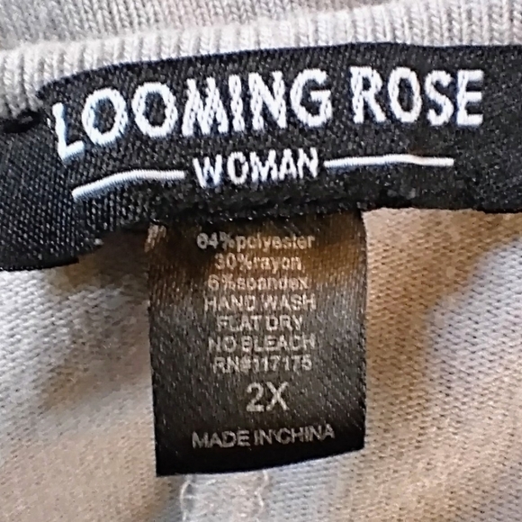 Blowing Rose A-Line Sweater Dress - Picture 8 of 8